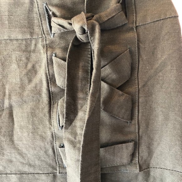 Ann Taylor A-Line Olive Green Skirt - Picture 2 of 3